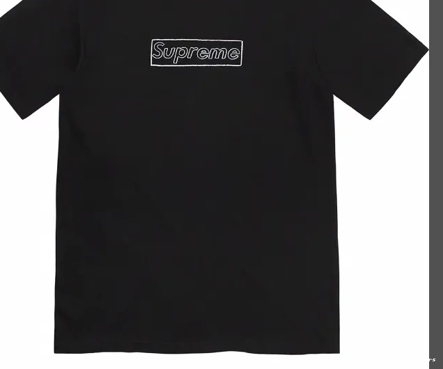 XL Chalk White Tee Logo 21SS S Black Short Bogo sleeved Chalk L KAWS T-shirt and M 1012